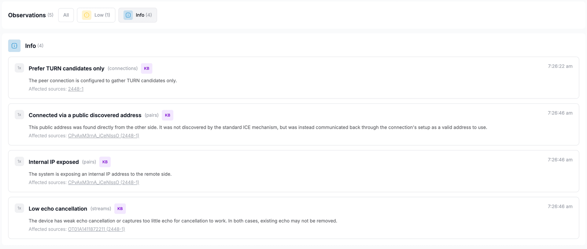 New Observations: Catching Hidden Connectivity Issues